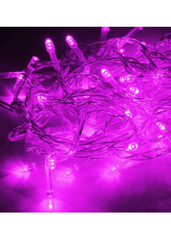 Гирлянда светодиодная 50LED провод 6.5м 8 режимов мигания Космос KOC_GIR50LED_V