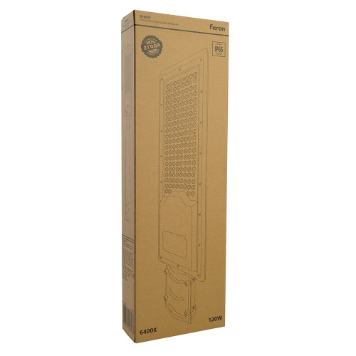 Светодиодный уличный консольный светильник Feron SP3035 120W 6400K 230V, серый