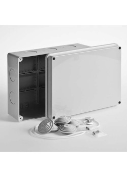 Коробка распределительная ОП 240х195х90мм IP55 без гермет. Ruvinil 67066