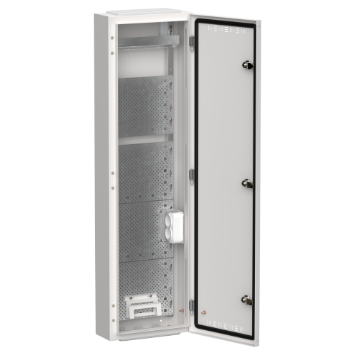 TITAN 5 Корпус мультимедиа ЩРн-84 (1х84) 1085х310х140мм IP30 белый IEK