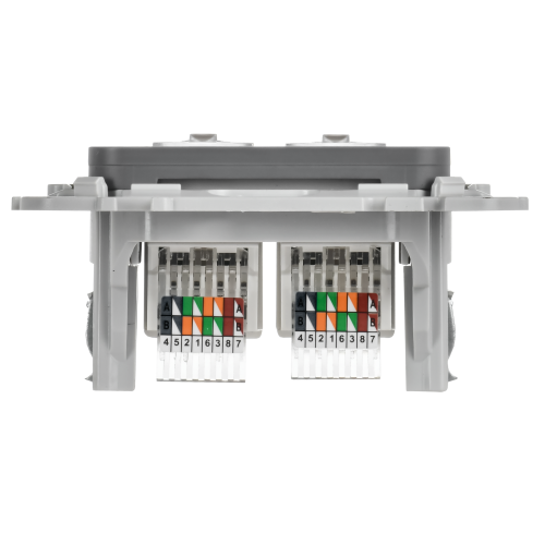FLITE Розетка 2-местная компьютерная RJ45 категория 5Е UTP РК5е-2-0-ФлМА мокрый асфальт IEK FLITE Розетка 2-местная компьютерная RJ45 категория 5Е UTP РК5е-2-0-ФлМА мокрый асфальт IEK