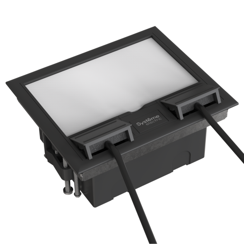 MultiDesk Люк на 8 модулей IP40 для фальшпола с монтажной коробкой, тип MDK10 MultiDesk Люк на 8 модулей IP40 для фальшпола с монтажной коробкой, тип MDK10