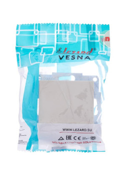 Выключатель 1-кл. СП Vesna механизм крем. LEZARD 742-0388-100
