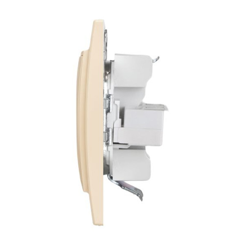 Минск Розетка RJ-45 2-местная СП беж. EKF Минск Розетка RJ-45 2-местная СП беж. EKF