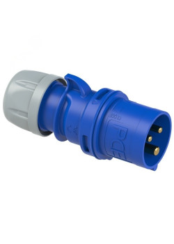 Вилка кабельная 16А/230V/1P+N+E/IP44