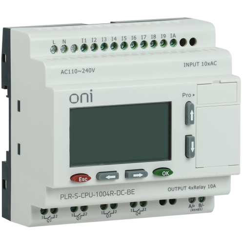 Логическое реле PLR-S. CPU1004(R) 24В DC с экраном ONI