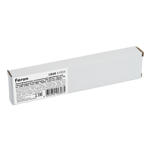 Трансформатор электронный для трековых светильников 100W 48V (драйвер), LB48 Трансформатор электронный для трековых светильников 100W 48V (драйвер), LB48