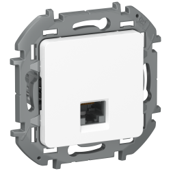 IEKINSPIRIA Розетка компьютерная RJ45 категория 5Е UTP 6738251 белый IEK