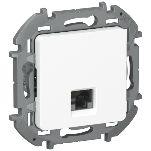IEKINSPIRIA Розетка компьютерная RJ45 категория 5Е UTP 6738251 белый IEK