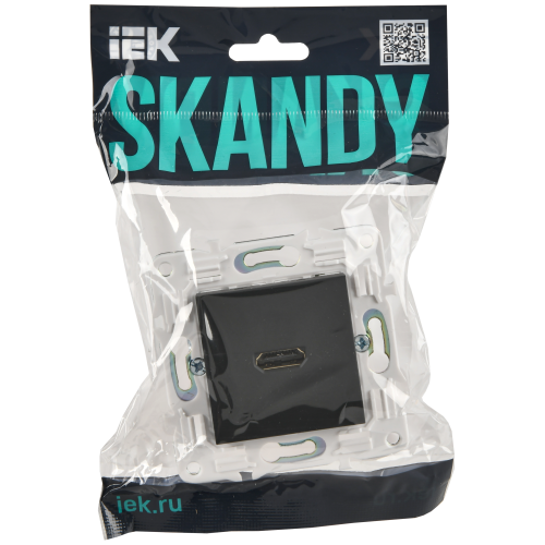SKANDY Розетка HDMI SK-H01G графит IEK SKANDY Розетка HDMI SK-H01G графит IEK