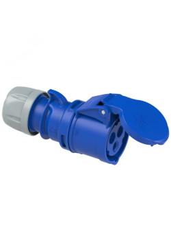 Розетка кабельная 16А/230V/1P+N+E/IP44