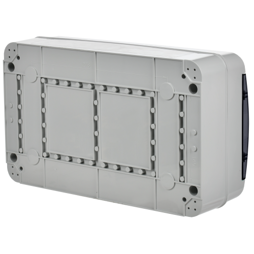 TEKFOR Корпус пластиковый КМПн-18 IP65 черная прозрачная дверь IEK