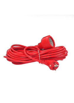 Удлинитель-шнур 1х10м с заземл. 16А IP20 3.5кВт ПВС 3х1.5 DOMTOK 2496