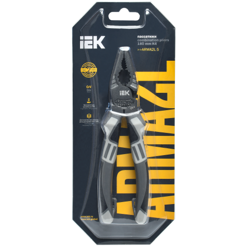 ARMA2L 5 Пассатижи 180мм K4 IEK ARMA2L 5 Пассатижи 180мм K4 IEK