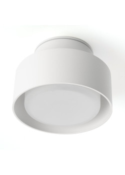 Светильник потолочный Feron HL367 Barrel AURA 12W, 230V, GX53, белый IP44