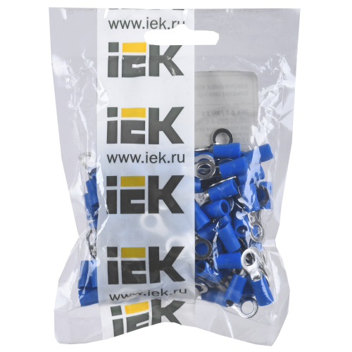 Наконечник НКИ 2-5 кольцо 1,5-2,5мм (100шт/упак) IEK Наконечник НКИ 2-5 кольцо 1,5-2,5мм (100шт/упак) IEK