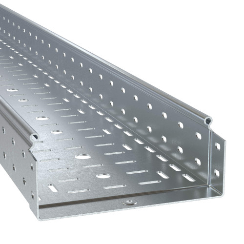 Лоток перфорированный 80x80х3000, 2 мм
