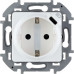 INSPIRIA Розетка 1-местная с заземлением с защитными шторками 16А с USB C 5В безвинтовое крепление белый INSPIRIA Розетка 1-местная с заземлением с защитными шторками 16А с USB C 5В безвинтовое крепление белый