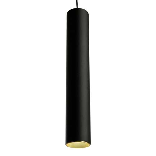 Светильник потолочный Feron ML1018 Barrel levitation на подвесе MR11 35W 230V, черный + золото 40*250