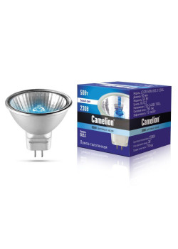 Лампа галогенная JCDR 50Вт 220В 50мм COOL с защ. стеклом Camelion 11470