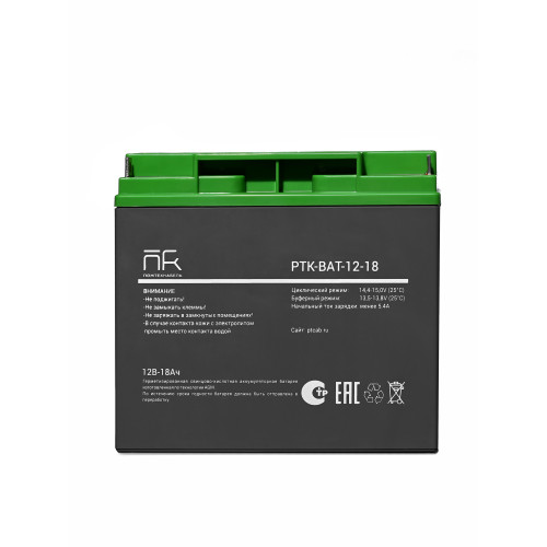 Аккумулятор PTK-BATTERY 12V - 18Ah Аккумулятор PTK-BATTERY 12V - 18Ah