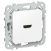 FLITE Розетка HDMI РШДМА-ФлБ белый IEK