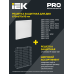 PRO Панель светодиодная ДВО 1201 30Вт 4000К IP54 595х595мм опал IEK