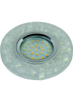 Светильник декоративный Luciole DLS-L103 CHROME/CLEAR 1х35Вт GU5.3 IP20 Fametto 10717