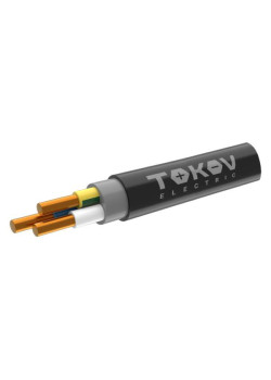 Кабель TOKOV ELECTRIC ППГнг(А)-HF 3х1.5 ОК (N PE) 0.66кВ (уп.100м) ТХМ00409105