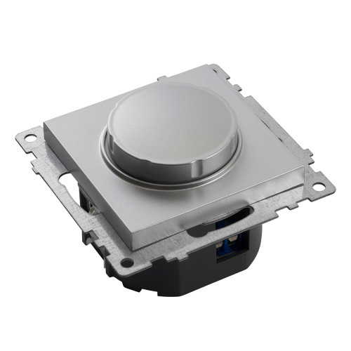 Выключатель диммирующий TRIAC(механизм), STEKKER GLS10-7106-03, 250V, 500W, серия Катрин, серебро Выключатель диммирующий TRIAC(механизм), STEKKER GLS10-7106-03, 250V, 500W, серия Катрин, серебро