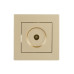 Розетка ТВ оконечная VESNA зол. LEZARD 742-3688-130 Розетка ТВ оконечная VESNA зол. LEZARD 742-3688-130