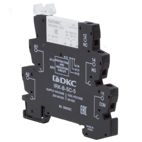 Реле интерфейсное, 1CO, ком. ток 6А, AgSnO2, напряжение 230V AC/DC, винтовые клеммы. Реле интерфейсное, 1CO, ком. ток 6А, AgSnO2, напряжение 230V AC/DC, винтовые клеммы.