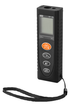 Лазерная рулетка ЛР-60, дальность 60 м, точность 2 мм, подсветка, IP54, 2хAAA, “Алмаз” TDM