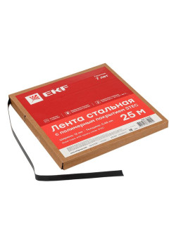 Лента стальная с полимерным покрытием STEC 12x0,45 (25м.) EKF