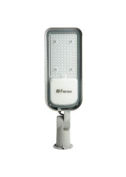 Светодиодный уличный консольный светильник Feron SP3060 80W 6400K 100-265V/50Hz, серый