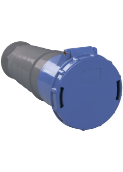 Розетка переносная ССИ-233 2P+PE 63А 200-250В IP54 IEK