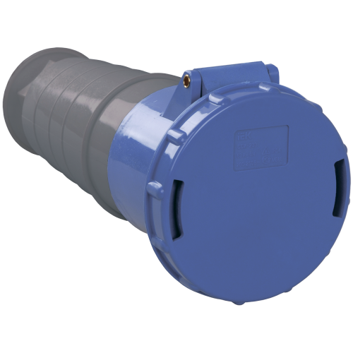 Розетка переносная ССИ-233 2P+PE 63А 200-250В IP54 IEK