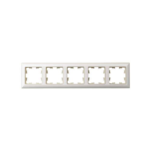 BRITE Рамка 5-местная РУ-5-Бр бежевый/жемчужный IEK BRITE Рамка 5-местная РУ-5-Бр бежевый/жемчужный IEK
