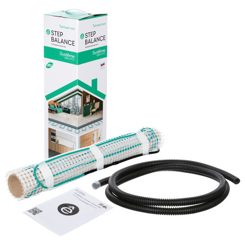 Теплый пол мат нагревательный STEP BALANCE, SBM150070, 150 Вт/м2, 1050 Вт, 7 м2