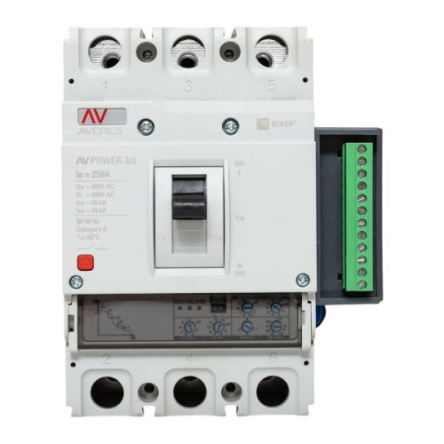 AV-POWER-2/3 250А 50кА ETU2.2 EKF AV-POWER-2/3 250А 50кА ETU2.2 EKF