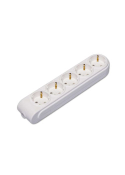 Колодка удлинителя 5-м с заземл. защ. шторки Makel N5210000