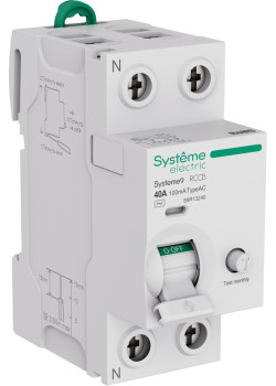 Systeme9 Выключатель дифференциального тока (ВДТ) 40A 2P 100мА Тип-AC 230В