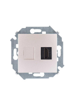 Розетка аудио/видео HDMI СП Simon 15 механизм шампань Simon 1591407-034