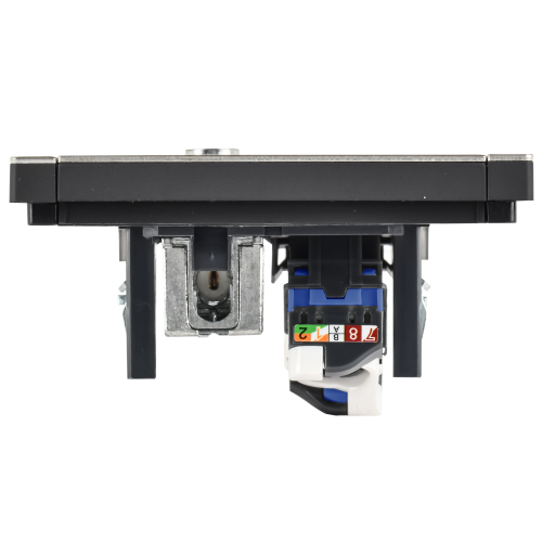 FORTE&PIANO Розетка двойная TV+RJ45 кат.6 FP637M металл шампань IEK FORTE&PIANO Розетка двойная TV+RJ45 кат.6 FP637M металл шампань IEK