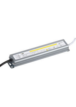 Драйвер LED ИПСН-PRO 30Вт 12В блок-шнуры IP67 IEK