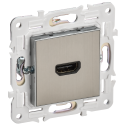 SKANDY Розетка HDMI SK-H01N металл никель IEK