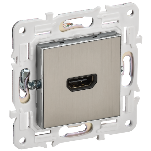 SKANDY Розетка HDMI SK-H01N металл никель IEK