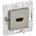 SKANDY Розетка HDMI SK-H01N металл никель IEK