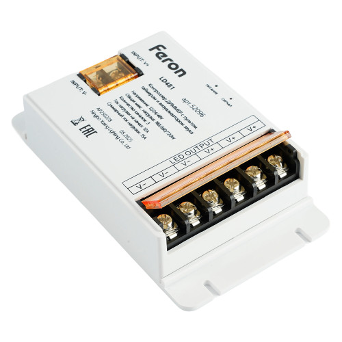 LD481 Контроллер ДИММЕР с пультом, таймером и визуализатором звука, 12-24-48V LD481 Контроллер ДИММЕР с пультом, таймером и визуализатором звука, 12-24-48V