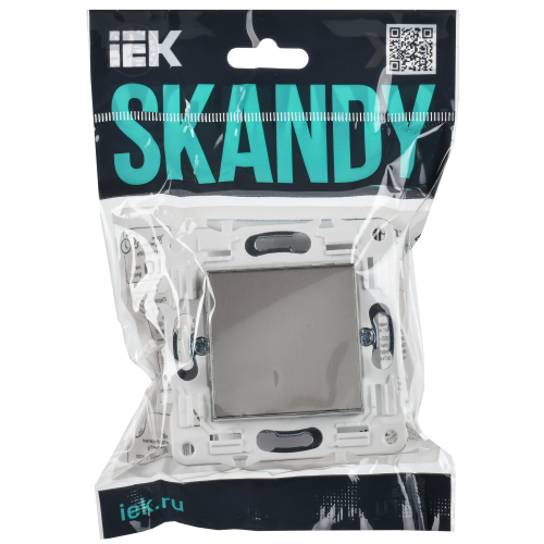 SKANDY Заглушка с суппортом SK-C01N металл никель IEK SKANDY Заглушка с суппортом SK-C01N металл никель IEK
